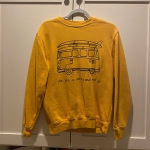 beach boho crewneck !!